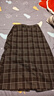 森馬（Semir）商場(chǎng)同款|半身裙女冬季格子仿呢易打理開(kāi)叉2025長(cháng)裙101725120003 曬單實(shí)拍圖
