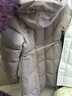 波司登（BOSIDENG）羽絨服鵝絨女款長(cháng)款脫卸帽新國標90絨商場(chǎng)同款寬松外套 珍珠淺咖7B17 【店長(cháng)推薦】 S 160/84A 曬單實(shí)拍圖