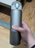 京東京造 保溫杯 純鈦彈蓋隨行【內外純鈦】男女士水杯子 灰色 500ml 曬單實(shí)拍圖