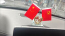 車(chē)載小紅旗愛(ài)國汽車(chē)擺件車(chē)上高檔中控臺紅旗車(chē)內裝飾用品大全必備 水晶底座【五角星】香水款 送【紅旗+固定貼+香水】 曬單實(shí)拍圖