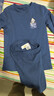 班尼路男童秋衣秋褲套裝秋冬款家居服2025新款a類(lèi)德絨兒童睡衣 牛仔藍 BNL口袋熊貓+牛仔藍 150 曬單實(shí)拍圖