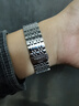 天梭專(zhuān)用T085卡森1853鋼帶T085207/407A T085410原廠(chǎng)精鋼手表帶鏈 銀色 19MM 曬單實(shí)拍圖