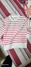 哈吉斯（HAZZYS）女裝 秋款女士條紋青春活力休閑衛衣女ABTSE0BCX08 紅色RD M (160/84A 38) 曬單實(shí)拍圖