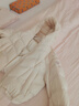 坦博爾【推薦】泡芙短款羽絨服女25年新款連帽面包服保暖外套TB5330278D 奶芙米 M (165) 曬單實(shí)拍圖