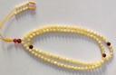 石玥珠寶收藏級天然原礦蜜蠟手串108顆男女士款雞油黃白花蜜手鏈項鏈5-6mm 曬單實(shí)拍圖