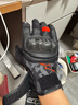 Alpinestars SMX-Z a星摩托車(chē)手套四季防水羊皮拼接短款機車(chē)騎行手套 黑紅熒光1030 L 曬單實(shí)拍圖