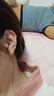 Lnieer迷你小耳圈女耳環(huán)耳骨釘耳骨環(huán)高位耳垂釘耳釘睡覺(jué)免摘耳扣耳飾 銀色【一對】3.5mm 適合耳皮邊緣，巨小 曬單實(shí)拍圖