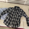 真維斯戶(hù)外運動(dòng)王一博代言長(cháng)袖襯衫男士春秋百搭寬松格子襯衣休閑外套 藏青 L 曬單實(shí)拍圖