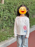 多嘻?？ㄅL(cháng)袖t恤春秋款中小童打底衫新生兒上衣 幸運小花粉常規 100  曬單實(shí)拍圖