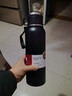 名銳（MINGRUI）保溫杯男士大容量水杯子學(xué)生壺316茶水分離泡茶定制LOGO禮物 【抗菌316】黑色1500ML+杯套杯刷 【質(zhì)保三年 只換不修】 曬單實(shí)拍圖