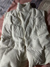 波司登（BOSIDENG）【斷碼清倉】奧萊特價(jià)冬季鵝絨羽絨服女加厚保暖溫柔百搭馬甲 【趨勢推薦】藝術(shù)提花白9X66 S 160/84A 曬單實(shí)拍圖