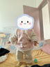 G.duck小黃鴨一周歲禮服女寶寶抓周衣服中國風(fēng)漢服女童套裝冬季加絨加厚 粉紅色 90 建議1~2歲【 80-90cm】cm 曬單實(shí)拍圖