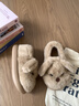 途尊2025年冬季情侶居家必備保暖軟底棉鞋毛絨垂耳狗外穿可愛(ài)EVA棉拖 蛋黃色【小狗棉拖鞋】保暖防滑 36.5 曬單實(shí)拍圖