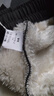 雪茜曼斜拼闊腿褲秋冬季羊羔絨直筒長(cháng)褲小個(gè)子高腰休閑褲顯瘦垂感褲子女 曬單實(shí)拍圖