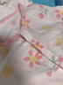 婧麒（JOYNCLEON）新生嬰兒夏季短袖連體衣純棉寶寶衣服睡衣薄款打底哈衣空調服 粉櫻桃花 【單件裝】 80cm 曬單實(shí)拍圖