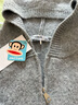 大嘴猴（paul frank）毛衣男士冬季美式連帽針織衫男寬松厚款保暖外套男裝 深灰色 3XL 曬單實(shí)拍圖