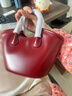 toutou包女菜籃子包紅色婚包本命年新年生日馬年新年情人節禮物手提包 曬單實(shí)拍圖