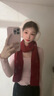 GOLOVEJOY高樂(lè )捷耳罩圍巾兩件套禮盒裝保暖防寒送禮新年禮物送女朋友騏驥紅 曬單實(shí)拍圖