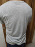 浪莎短袖男士純棉T恤抗菌薄款老頭衫內搭全棉打底衫吸汗內衣汗衫 灰色 曬單實(shí)拍圖