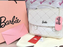 芭比（Barbie）女士雙肩包2026新款菱格紋通勤大學(xué)生平板電腦包書(shū)包閨蜜生日禮物 曬單實(shí)拍圖