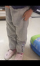 棗安女童褲子棉褲三層夾棉冬季加厚冬款保暖褲子4-12歲中大童秋冬外穿北方一條過(guò)冬 STELL兔子款灰色三層夾棉 120(建議身高115左右) 曬單實(shí)拍圖