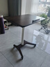 家逸移動(dòng)升降桌站立式工作臺實(shí)木床邊桌折疊電腦桌可移動(dòng)辦公桌書(shū)桌子 曬單實(shí)拍圖