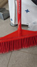 海斯迪克 HKQS-102 開(kāi)絲硬毛塑料掃把 蓮花開(kāi)絲(配木桿)33cm毛寬【10把】 曬單實(shí)拍圖
