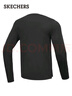 斯凱奇（Skechers）冬季新款男性針織長(cháng)袖T恤衫百搭時(shí)尚P225M099 曬單實(shí)拍圖