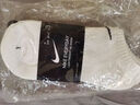 耐克(NIKE)襪子男子 速干透氣運動(dòng)襪 船襪三雙裝SX7678-100白M 曬單實(shí)拍圖