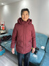 唐致老年人羽絨服女中長(cháng)款冬季媽媽裝60歲70老人奶奶太太加厚保暖冬裝 【新國標90絨】安可拉紅 2XL 【建議106-120斤】送運費險 曬單實(shí)拍圖