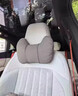 猛道適用捷豹XFL頭枕護頸枕XEL靠枕F-PACE/E-PACE/F-Type座椅腰靠腰托 【捷豹】游艇絨 頭枕-摩卡棕 1個(gè) 曬單實(shí)拍圖