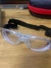 SFL進(jìn)口運動(dòng)近視眼鏡籃球護目鏡專(zhuān)業(yè)防脫落防爆防霧防彈足球跑步專(zhuān)用 透明【太空防彈鏡片】 進(jìn)口 不近視無(wú)度數 曬單實(shí)拍圖