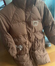 MiniPeace【太陽(yáng)系列】太平鳥(niǎo)女童羽絨服中長(cháng)款冬裝甜美小熊 咖啡色 140 cm 曬單實(shí)拍圖