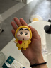 ZGECB蠟筆小新觸摸臉蛋發(fā)聲公仔掛件可愛(ài)卡通情侶蠟筆小新鑰匙扣可錄音 【黃色-鑰匙掛件】 送鑰匙扣 曬單實(shí)拍圖