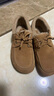 百麗（Belle）焦糖吐司勃肯毛毛牛津鞋女26春新商場(chǎng)款保暖低跟休閑鞋F2Z1DAA6 棕色 39 (245mm) 曬單實(shí)拍圖