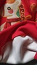 恒源祥2026馬年本命年衣服大紅色洋氣長(cháng)袖衛衣女秋冬高級別致圓領(lǐng)上衣 -圍巾馬-【紅色】 加絨 XL 建議115-130斤 曬單實(shí)拍圖