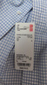 優(yōu)衣庫男裝女裝優(yōu)質(zhì)長(cháng)絨棉格子襯衫/長(cháng)袖襯衣485652 61 水藍色 L 曬單實(shí)拍圖