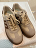 百麗（Belle）張凌赫同款板栗復古德訓鞋女商場(chǎng)款運動(dòng)舒適休閑鞋A6N4DAM6 米白/棕 37 曬單實(shí)拍圖