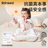 柯斯德尼（kidsneed）嬰兒睡袋1-3歲嬰幼兒寶寶防驚跳純棉睡衣秋冬季防踢被子四季通用 【春秋夾棉15-20℃】兔言兔語(yǔ) L碼【1.5-3歲可穿，高80-95cm】 曬單實(shí)拍圖