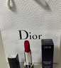 迪奧Dior999滋潤絲絨888/314啞光口紅七夕情人節生日禮物送女友禮盒裝 999#【絲絨】正紅色 送禮盒裝+香水小樣 曬單實(shí)拍圖