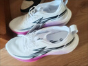 燃動(dòng)力輕燃一代專(zhuān)業(yè)減震跑步鞋碳板透氣網(wǎng)面運動(dòng)鞋初高中生青少年男女款 白紫（網(wǎng)面加厚款）【送背袋+品牌運動(dòng)襪】 39 (245mm) 【尺碼偏小，拍大一碼】 曬單實(shí)拍圖