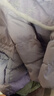 巴拉巴拉童裝女童羽絨服連帽冬裝外套甜美大翻領(lǐng)時(shí)尚洋氣保暖上衣 粉紫70032-白鴨絨 110 （充絨量115g） 曬單實(shí)拍圖