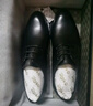 金利來(lái)（Goldlion）男鞋商務(wù)皮鞋男士正裝西裝鞋時(shí)尚舒適德比鞋51502036701A黑色40 曬單實(shí)拍圖