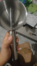 HKML不銹鋼章魚(yú)小丸子漏斗手持式分液器章魚(yú)燒工具面糊錐形漏斗帶架子 304食品級不銹鋼【比同款更厚】 出料口0.8厘米單獨漏斗 曬單實(shí)拍圖