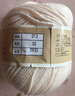 羊毛線(xiàn)100%純羊毛上海三利手工編織diy圍巾毛衣帽子粗毛線(xiàn)團正品 202米白（一團一兩） 100%純羊毛 曬單實(shí)拍圖