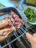 燒烤簽子不銹鋼扁簽圓簽木柄羊肉串烤肉鐵簽家用戶(hù)外烤串商用工具 食品級-不銹鋼扁簽-33CM 100支 曬單實(shí)拍圖