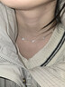 Arsis銀飾幸運符號星悅蝴蝶鎖骨鏈女項鏈原創(chuàng  )設計項鏈送女友禮物 曬單實(shí)拍圖