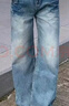 UR2025秋季新款女裝氣質(zhì)休閑水洗貓須闊腿牛仔長(cháng)褲UWM850228 藍色 28 曬單實(shí)拍圖