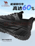 駱駝（CAMEL）全地形追云厚底慢跑步鞋男子運動(dòng)鞋 CD122CL7713-1 幻影黑 42 曬單實(shí)拍圖