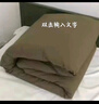 千年藤熱熔被棉花被內務(wù)被子軍綠色學(xué)生宿舍單人床軍訓被子可拆洗勞保被 軍綠色【150*210】 【民品】滌棉被套4斤棉花被 曬單實(shí)拍圖